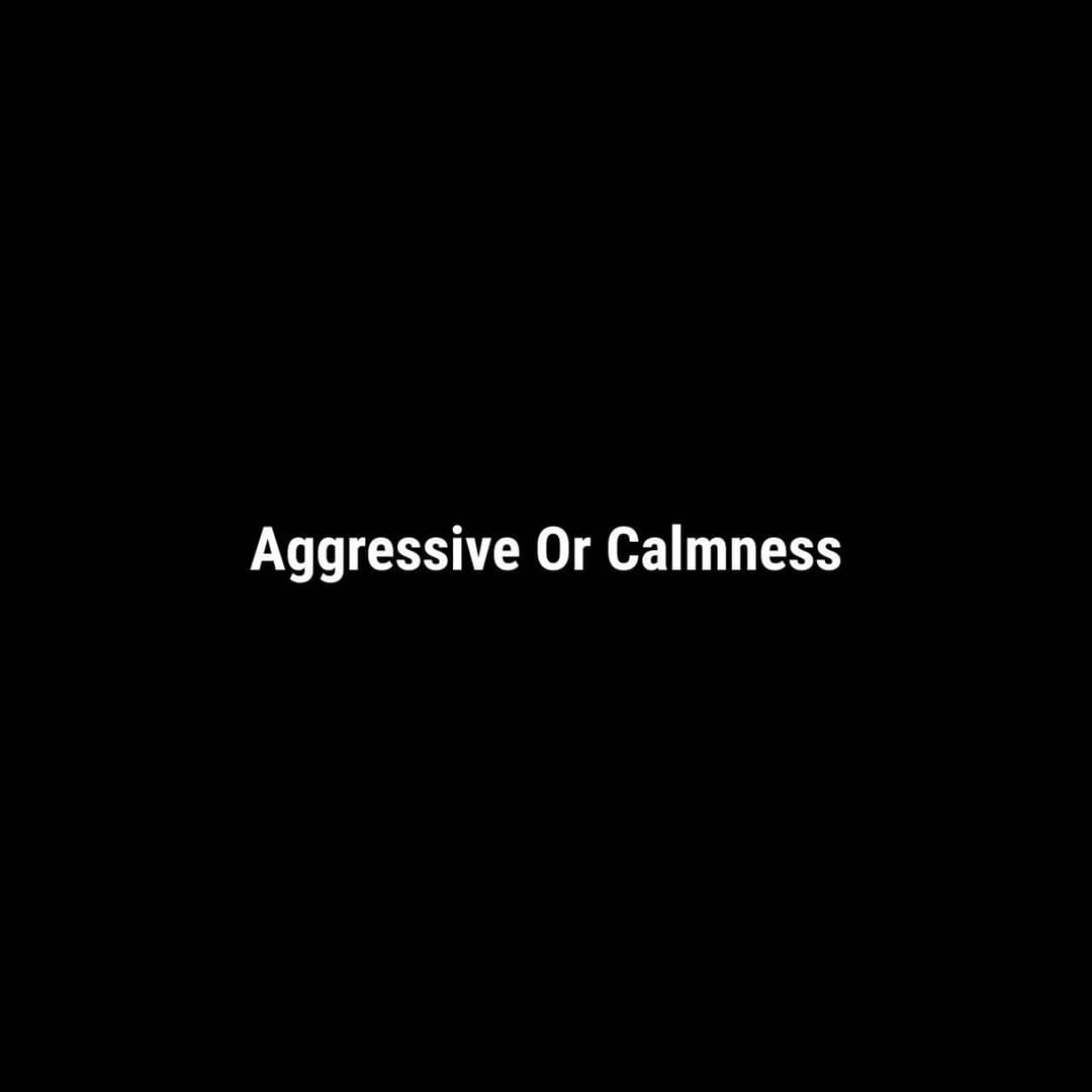 Aggressive Or Calmness