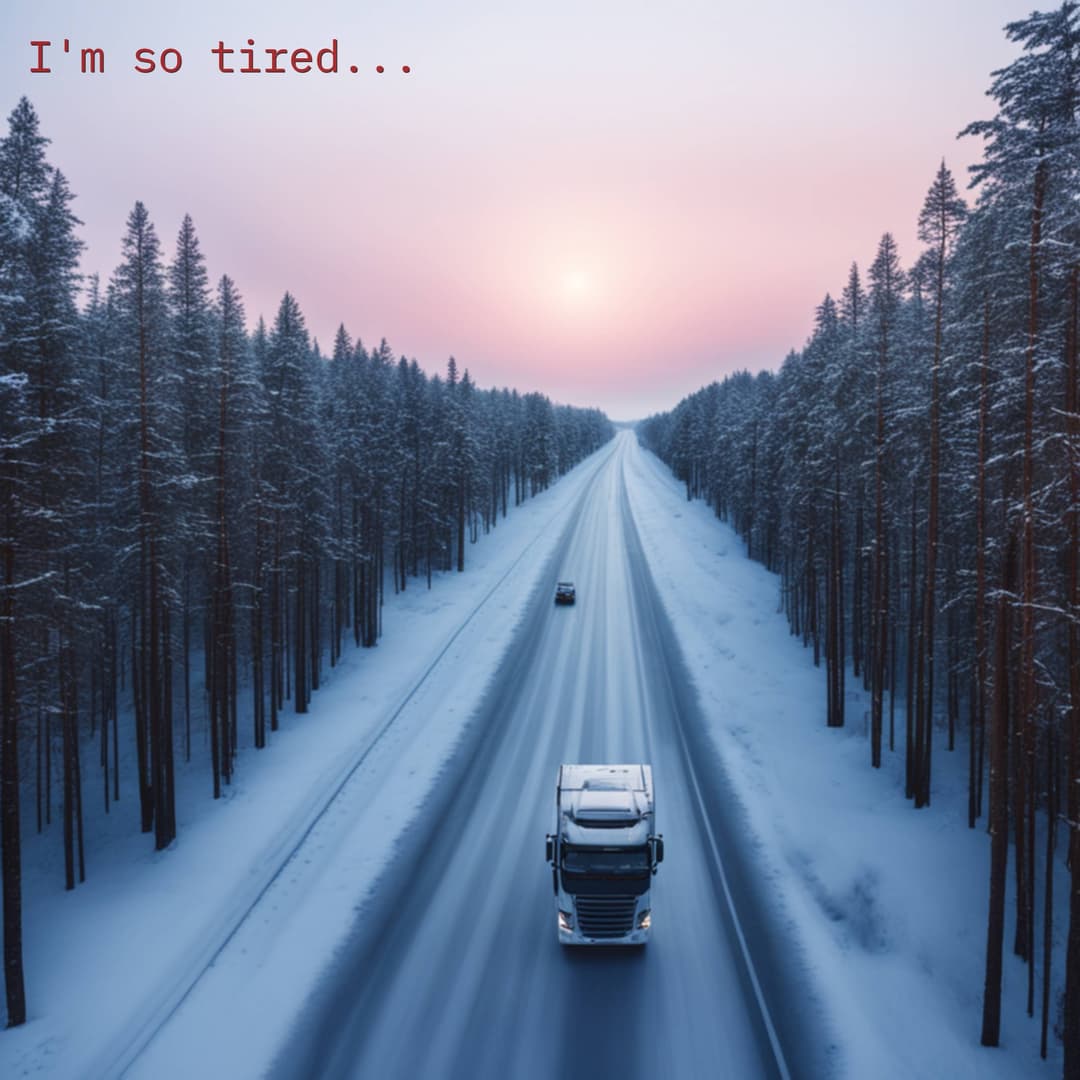 I'm so tired...