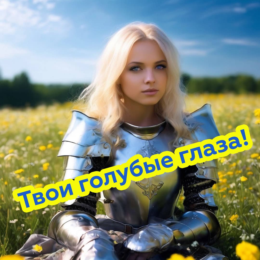Твои голубые глаза!