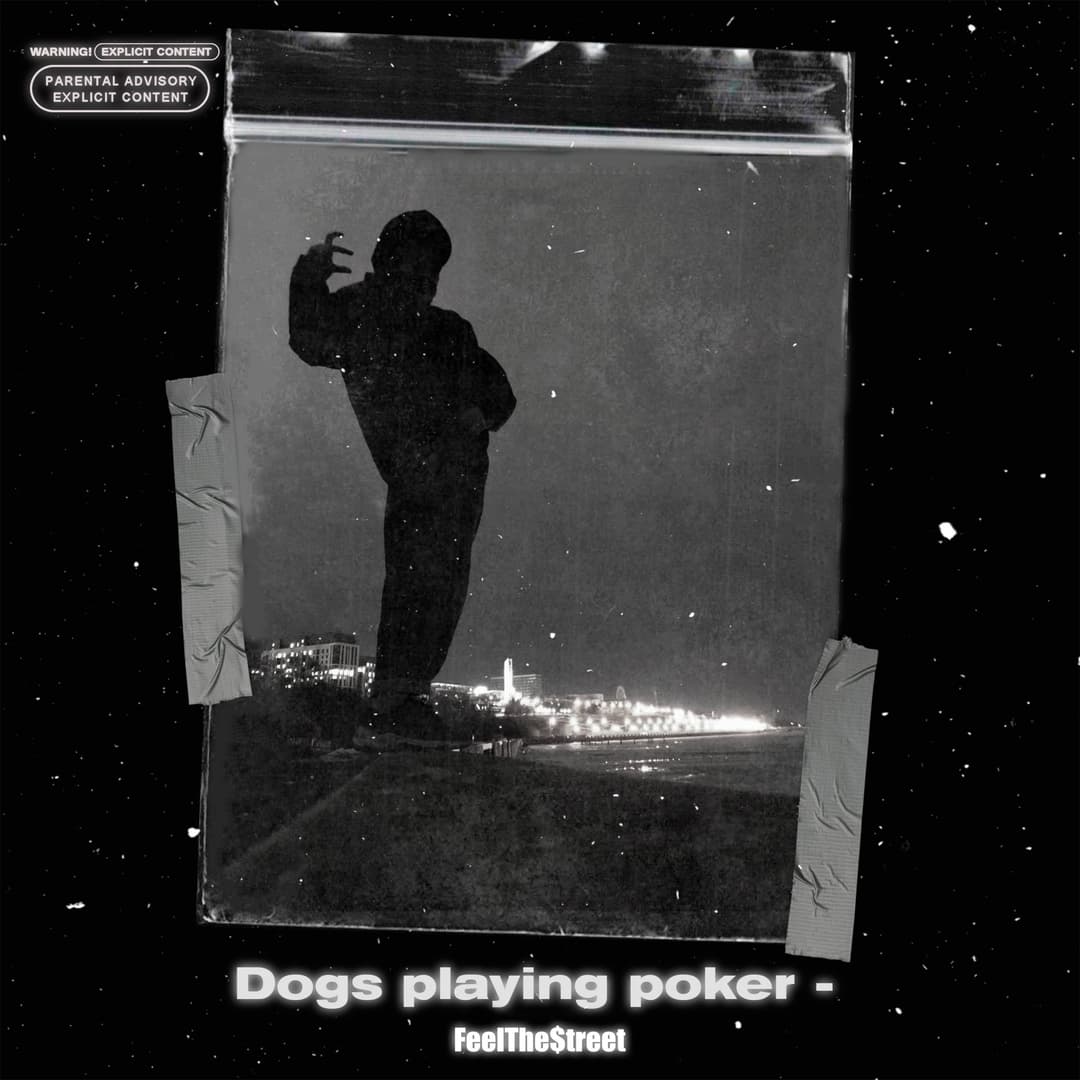 Dogs playing poker