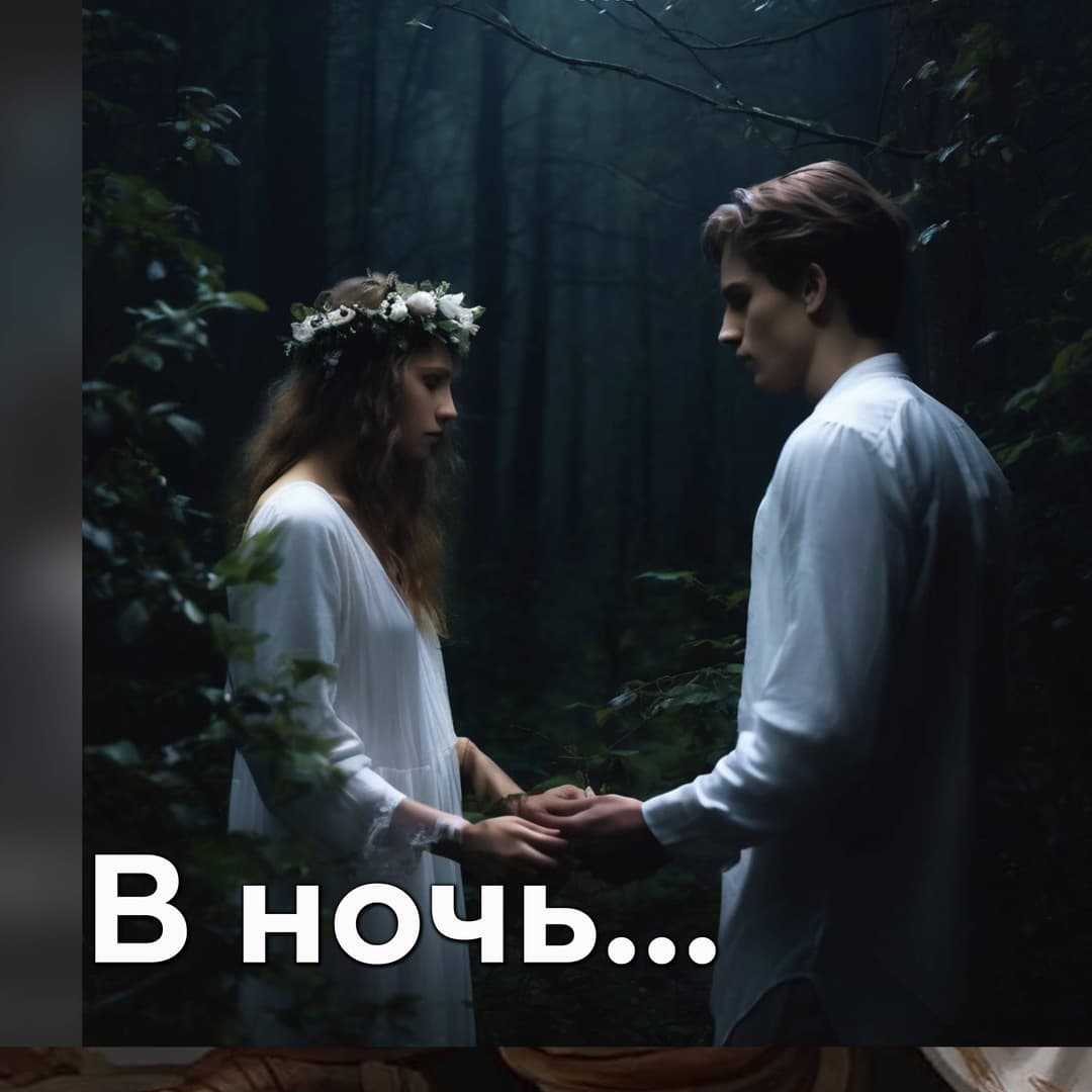 В ночь...