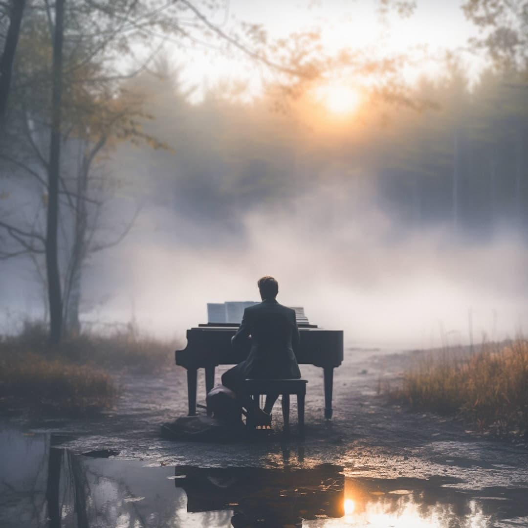 The rustle of delicate notes