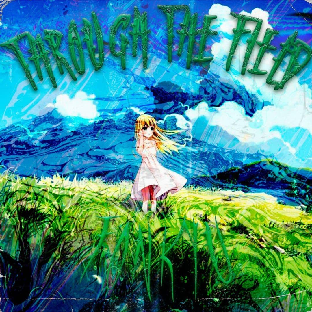 Through the field 